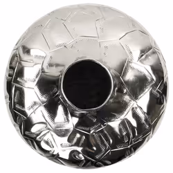 Flower Vase INSHAS Metal 39 cm Silver
