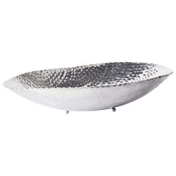 Decorative Bowl IBRASH Metal Silver