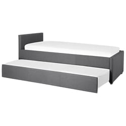 Trundle Bed Fabric MARMANDE 80 x 200 cm (EU Small Single) Dark Grey