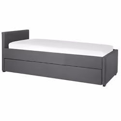 Trundle Bed Fabric MARMANDE 80 x 200 cm (EU Small Single) Dark Grey