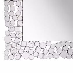 Wall Mirror MERNEL 60 cm 90 cm Silver