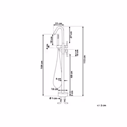 Freestanding Bathtub Faucet VICTORIA Gold