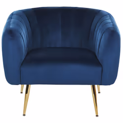Armchair LACONIA Velvet Dark Blue