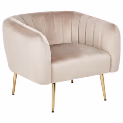 Armchair LACONIA Velvet Taupe