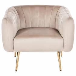 Armchair LACONIA Velvet Taupe