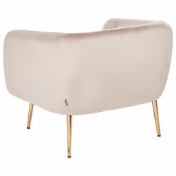 Armchair LACONIA Velvet Taupe - Additional view 5