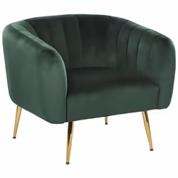 Armchair LACONIA Velvet Dark Green