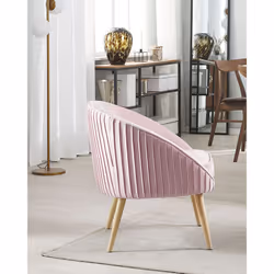 Armchair TROMSO Velvet Pink - Additional view 4