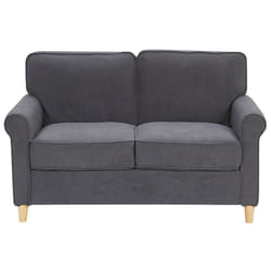 Sofa RONNEBY Velvet Dark Grey 2 Seater