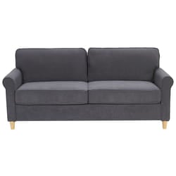 Sofa RONNEBY Velvet Dark Grey 3 Seater