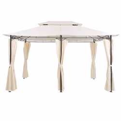 Gazebo COLOS Metal 400 cm 300 cm Beige