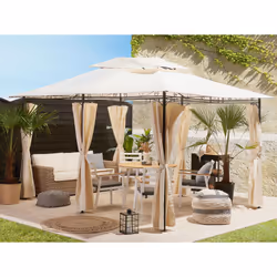 Gazebo COLOS Metal 400 cm 300 cm Beige - Additional view 4