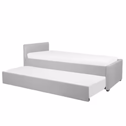 Trundle Bed Fabric MARMANDE 80 x 200 cm (EU Small Single) Light Grey