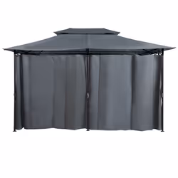 Gazebo COLOS Metal 400 cm 300 cm Graphite Grey