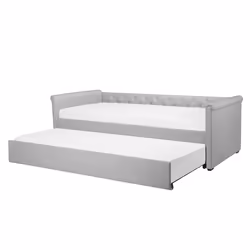 Trundle Bed Fabric LIBOURNE 80 x 200 cm (EU Small Single) Light Grey
