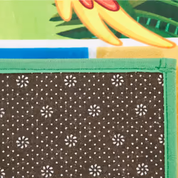 Kids Rug Hopscotch Print 80 x 150 cm Green BABADAG