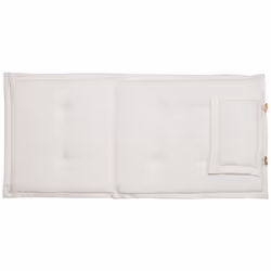 Set of 2 Back/Seat Cushions MAUI 40 x 54 cm Off-White