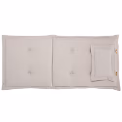Set of 2 Back/Seat Cushions MAUI 40 x 54 cm Taupe