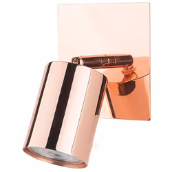 Set of 2 Spotlight Lamps TIGRIS Adjustable Metal Copper