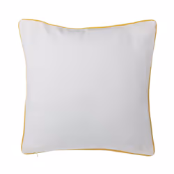 Set of 2 Cushions Geometric Pattern 45 x 45 cm Yellow PANSY