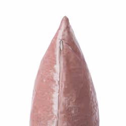 Set of 2 Velvet Cushions 45 x 45 cm Pink HOSTA