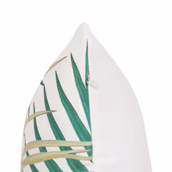 Set of 2 Outdoor Cushion Palm Leaf Motif 45 x 45 cm Multicolour GAIANA