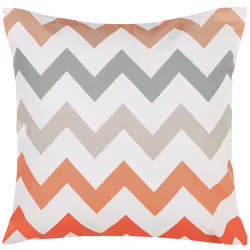 Set of 2 Outdoor Cushions LAGARO Chevron Pattern 45 x 45 cm Multicolour