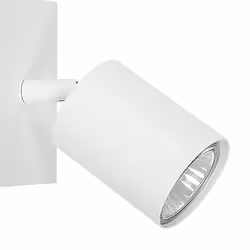Set of 2 Spotlight Lamps TIGRIS Adjustable Metal White