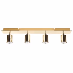 4 Light Spotlight TIGRIS Adjustable Metal Gold