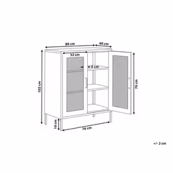 Cabinet WAKATIPU Metal White