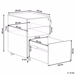 Storage Unit CAMI Metal Light Grey