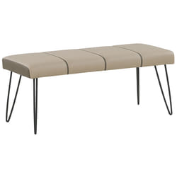Bench BETIN Faux Leather Beige