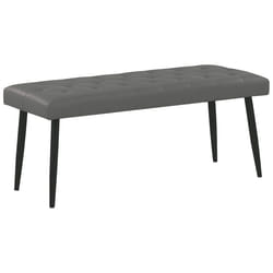 Bench ESSONNE Faux Leather Grey