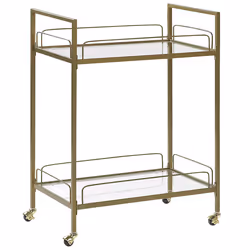 Kitchen Trolley VENETA Metal Gold