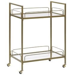 Kitchen Trolley VENETA Metal Gold