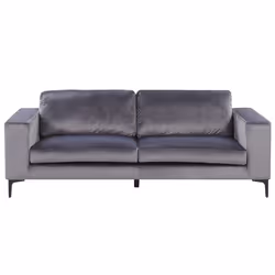 Sofa VADSTENA Velvet Dark Grey 3 Seater