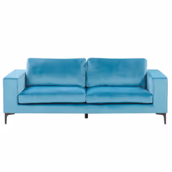 Sofa VADSTENA Velvet Light Blue 3 Seater