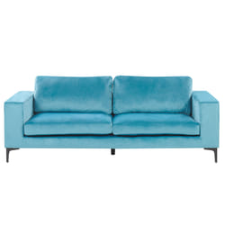 Sofa VADSTENA Velvet Light Blue 3 Seater