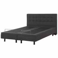Adjustable Bed Fabric DUKE 160 x 200 cm (EU King Size) Dark Grey