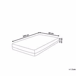 EU Small Single Size Memory Foam Mattress with Removable Cover Medium GLEE
