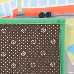 Kids Rug City Print 80 x 150 cm Green KEMER