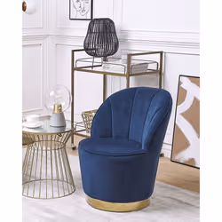 Armchair ALBY Velvet Dark Blue