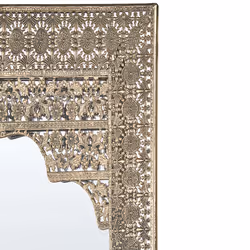 Wall Mirror PALI 60 cm 90 cm Metal Gold