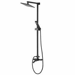 Mixer Shower Set with Rainshower TAGBO Black