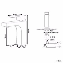 Basin Mixer Tap IRUPU Black