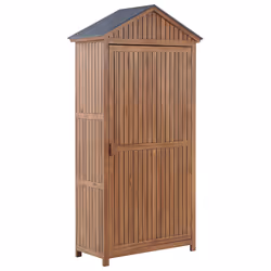 Garden Cabinet SAVOCA Acacia Wood 100 cm 40 cm Brown