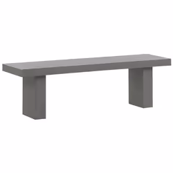 Garden Bench TARANTO 150 cm Concrete Grey