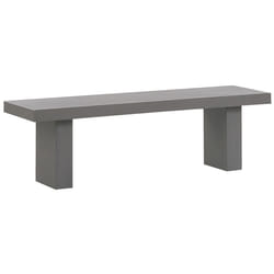 Garden Bench TARANTO 150 cm Concrete Grey