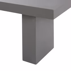Garden Bench TARANTO 150 cm Concrete Grey