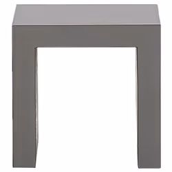 Set of 2 Garden Chairs TARANTO Concrete Grey